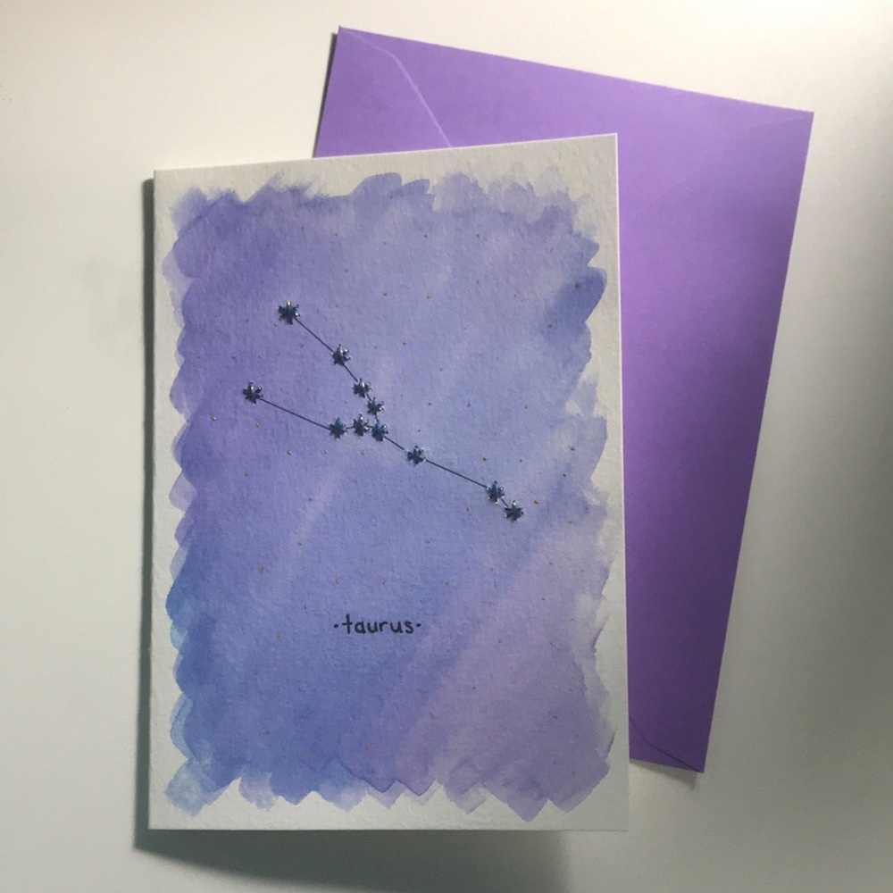 3 / $22 Handmade Cards | Taurus